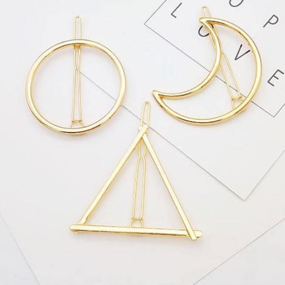 Celestial Style Barrettes Moon Stars - Picture 12 of 16